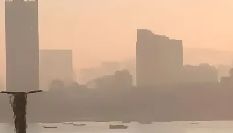 Mumbai Wakes Up To Cool Winter Morning With Hazy Air Quality