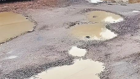 Hyderabad Hardoi Umarouli Roads Face Severe Damage