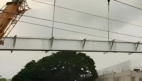 Railways begins placing girders at Maris RoB, to complete work by Nov 30