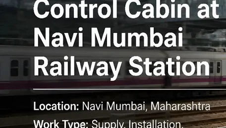Government of Maharashtra tenders Portable Container Control Cabin at Kharkopar Railway Station, Ulwe