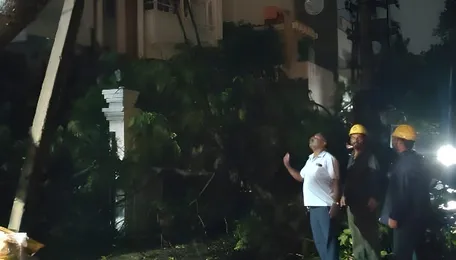 Heavy Rain Damages BESCOM Infrastructure;Public Urged to Follow Safety Measures says KJ George 