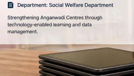Meghalaya Government Issues Tender for Tablet Devices to Upgrade AWCs in Shillong