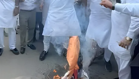 Akali Dal stages protest outside DC office over power cuts 