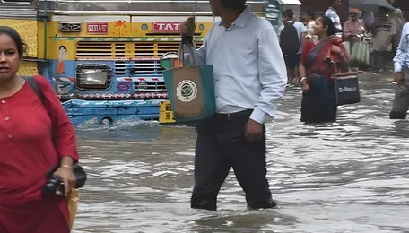 Kolkata Rain Eases As Depression Moves Away