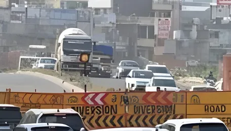 Trial begins for traffic diversion ahead of Manesar elevated road construction | Hindustan Times 