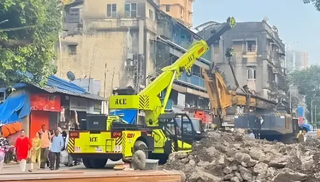 Mumbai Demolition Of Elphinstone Bridge Sparks Traffic Chaos And Noise Distress Across Parel