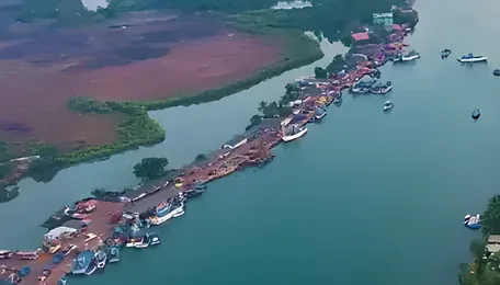 Goa Drone Survey Reveals River Sal Pollution