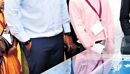 CM Vijay lays foundation stone for ring pipeline 