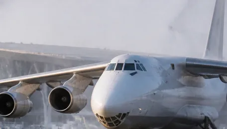 Navi Mumbai International Airport Welcomes Antonov AN-124 Cargo Plane