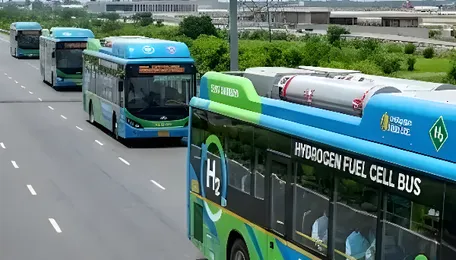 Noida Hydrogen Bus Network Nears Airport Launch