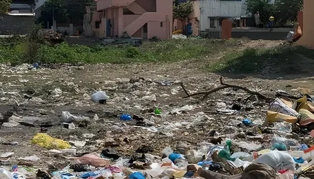 Chennai Garbage Overflow Strains Greams Road Commute