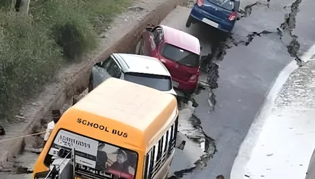 N K Premachandran flags NH 66 road collapse, calls for pillar-based highways 