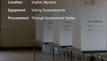 Government of Manipur calls tender for supply of voting compartments in Imphal