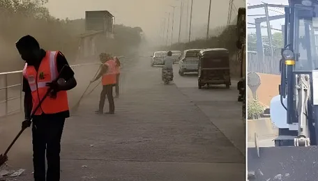 NMMC Expands Daily Dust Control Operations Across Roads To Reduce Pollution Levels