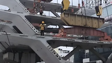Bengaluru Ejipura Flyover Work Slows Over Labour Shortage