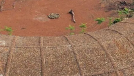 Indian eco-resort tucks guesthouses below ground and builds walls from compressed earth 