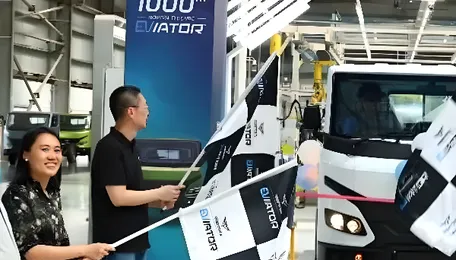 Montra Electric Rolls Out 1,000th EVIATOR eSCV 