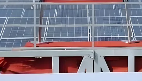 One of the world’s first canal-top solar projects placed a 750-meter solar array above an Indian irrigati 
