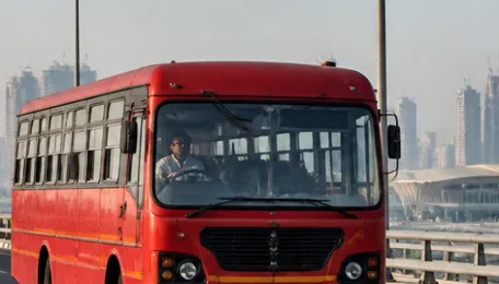 Navi Mumbai Airport Gets Direct Dadar Bus Link via Atal Setu