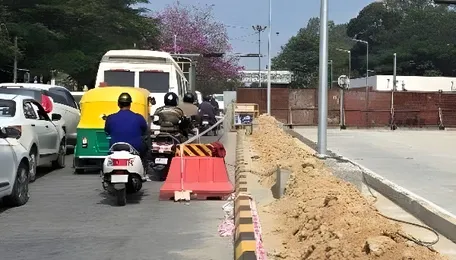 Bengaluru Kamaraj Road Reopens Amid Fresh Traffic Fears