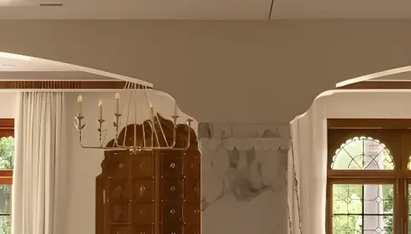 Jaipur Spanish Style Home By RDA Studio Blends Craft