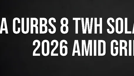 India Curbs 8 TWh Solar Power In Q1 2026 Amid Grid Gaps 