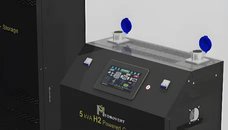 Hydrovert Energy develops 5 kVA to 50 kVA hydrogen fuel cell stationary gensets