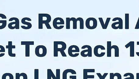 Acid Gas Removal Amines Market LNG Buildout and MDEA Adoption Drive 3.5% CAGR to 2035 - News and Statistics 