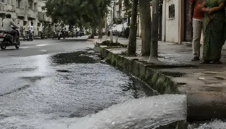 Ahmedabad Water Leakage Wastes Drinking Water Amid Supply Cuts
