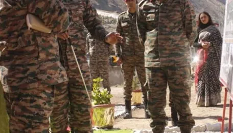 Uttarakhand: CDS General Anil Chauhan lays foundation stone for Shaurya Cultural Centre in Mana Village 