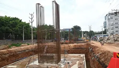KBR Park traffic diversion: Steel flyovers, underpasses under construction at seven junctions