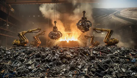 Why steel companies are turning to scrap recycling instead of raw materials