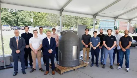 Scientists 3D print steel pressure vessel for nuclear reactors using three robots