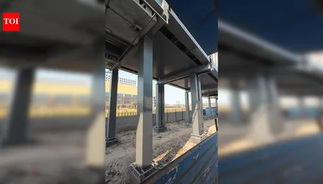 Sub-standard steel in skywalk, drain projects? Noida orders quality tests