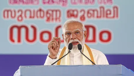 PM Modi highlights Kerala’s potential in floating solar power sector to enhance clean energy and infrastructure development