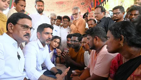 Visakhapatnam steel plant blast: Pawan Kalyan, Lokesh meet injured and bereaved families