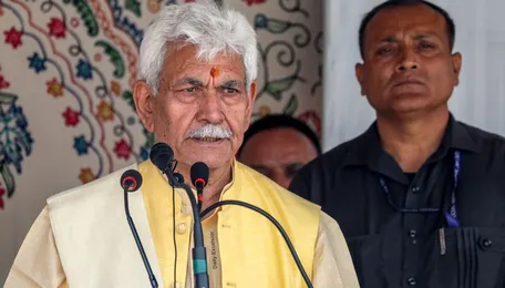Investments In Infrastructure Helping Popularise Hockey In JandK, Says LG Manoj Sinha