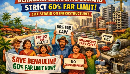Benaulim Residents Demand Strict 60% FAR Limit, Cite Strain on Infrastructure – 9 February 2026