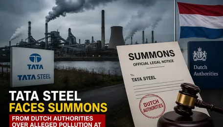 Tata Steel Faces Summons from Dutch Authorities Over Alleged Pollution at IJmuiden Plant