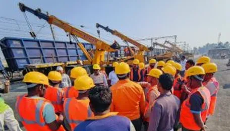 Pune: Bhigwan Records New Freight Milestone as Solapur Division Begins Steel Bars Unloading