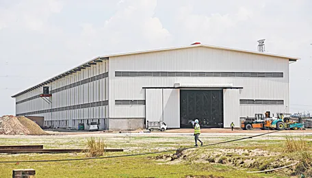 Local prefabricated steel industry hits demand slump
