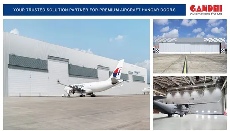 Gandhi Automations Strengthens Aviation Infrastructure with Advanced Aircraft Hangar Door Solutions