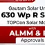 Gautam Solar Unveils 630 Wp R Series TOPCon Solar Modules with ALMM and BIS Approvals for Utility Scale Project