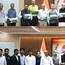 Railways Minister Vaishnaw felicitates teams behind Bairabi-Sairang and Araria-Galgalia new rail line projects 