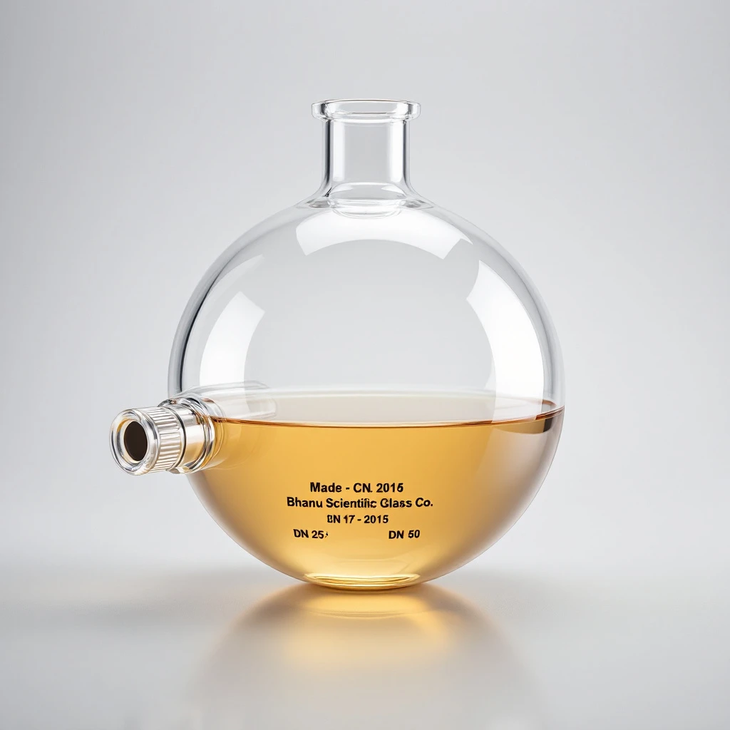 Three Neck Bottom Outlet Spherical Vessels | Buy Online