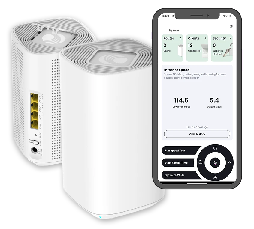 Cambium RV22 Wi-Fi 6 Home Mesh Router | Buy Online