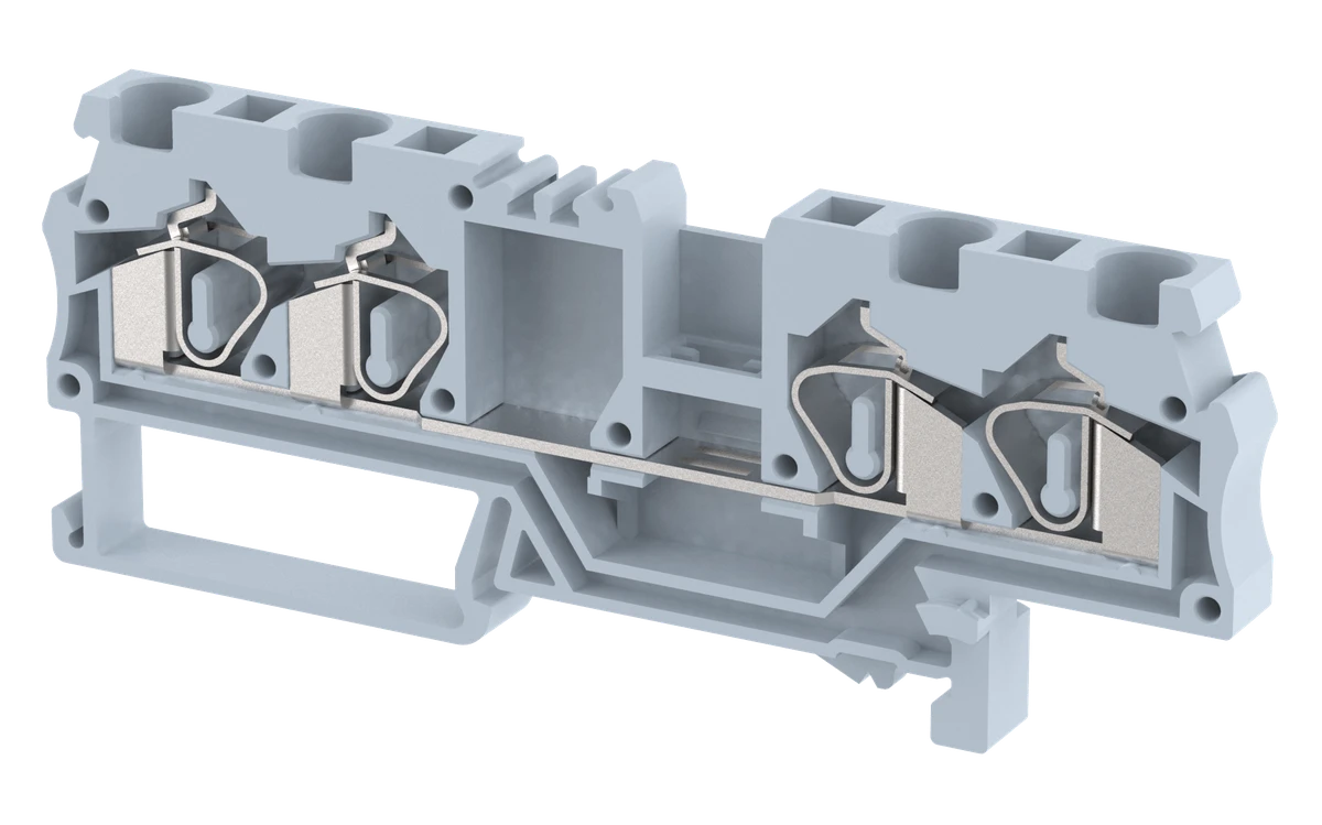 DST4-2X2 Spring Cage Terminal Block | Buy Online