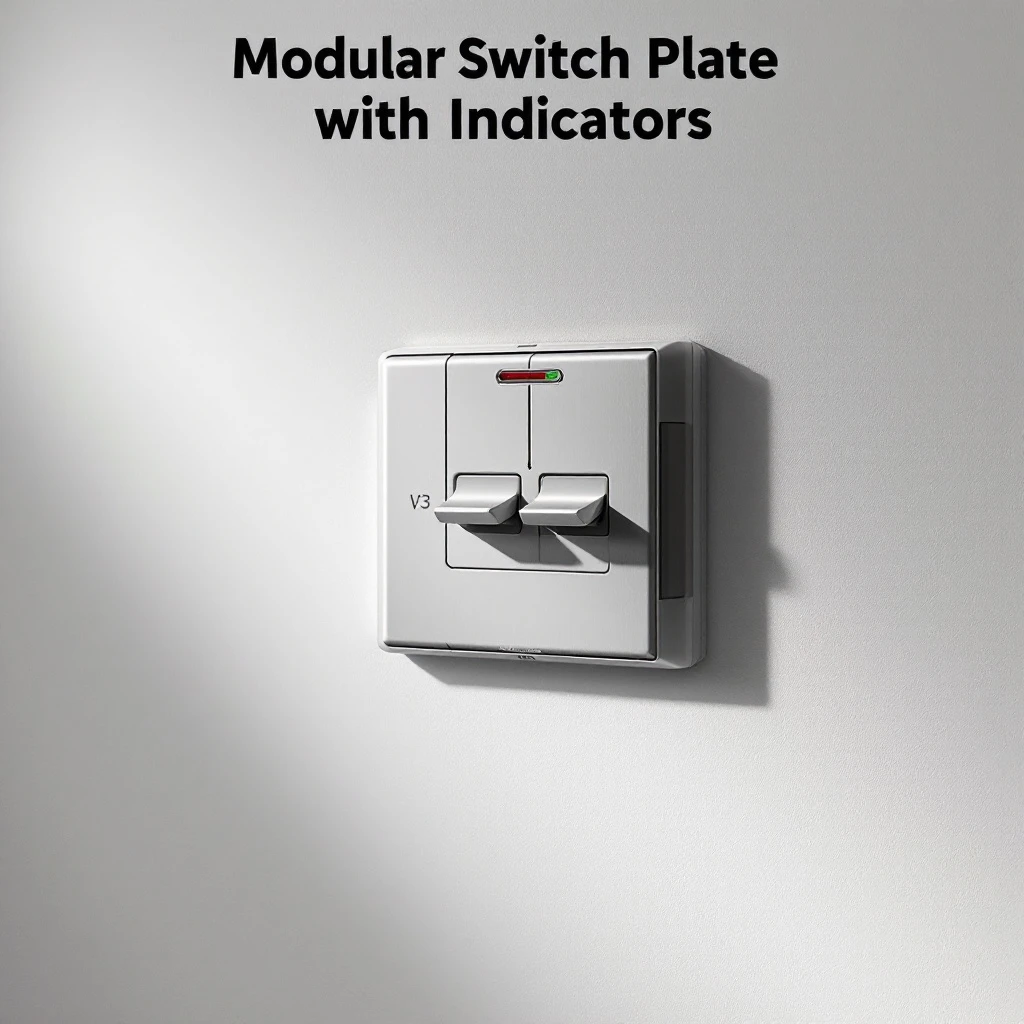 Modular Switch Plate with Indicators | Buy Online