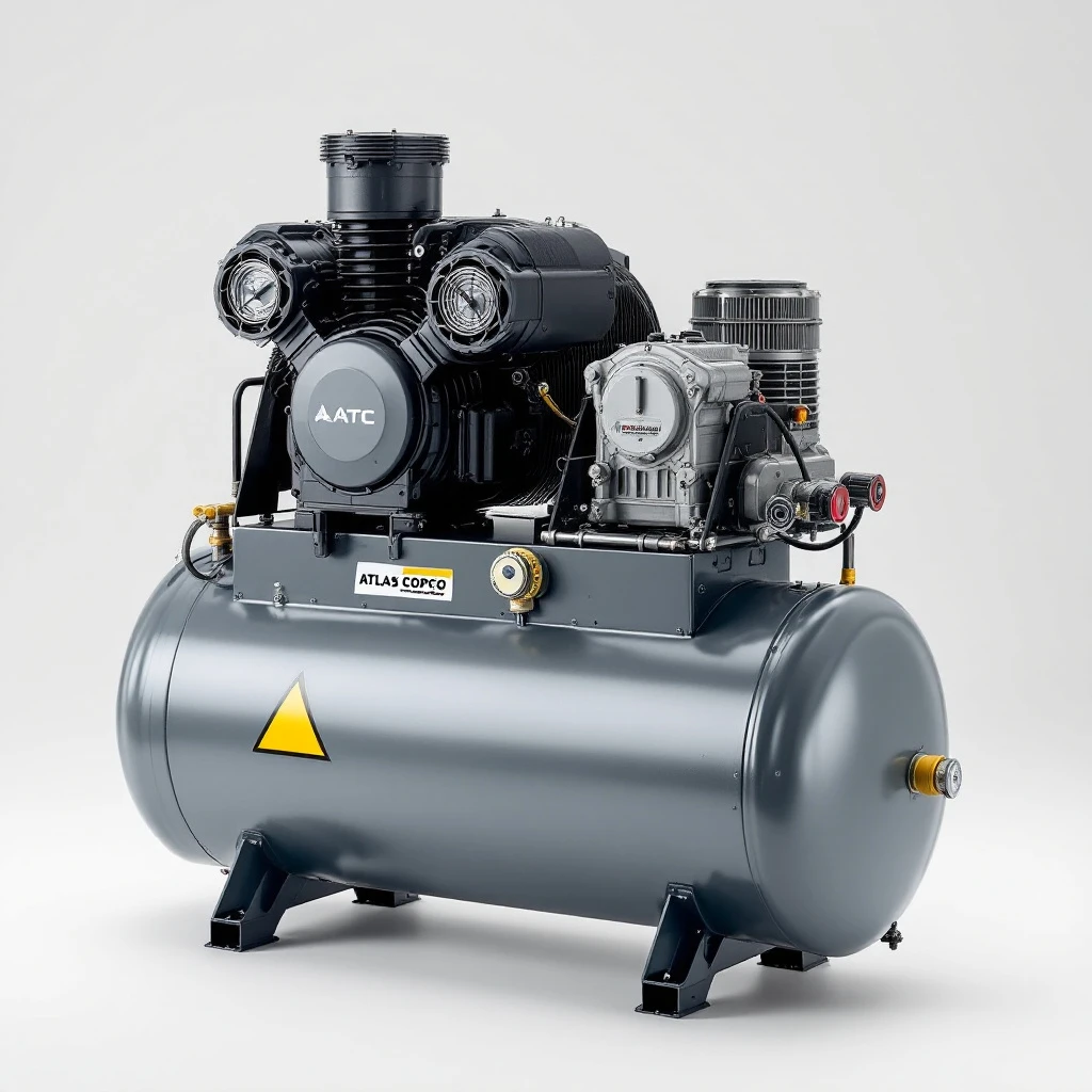 Atlas Copco ATC 2-Stage Oil-Lubricated Piston Compressor | Buy Online