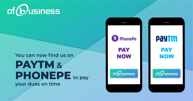 Find us on Paytm and PhonePe